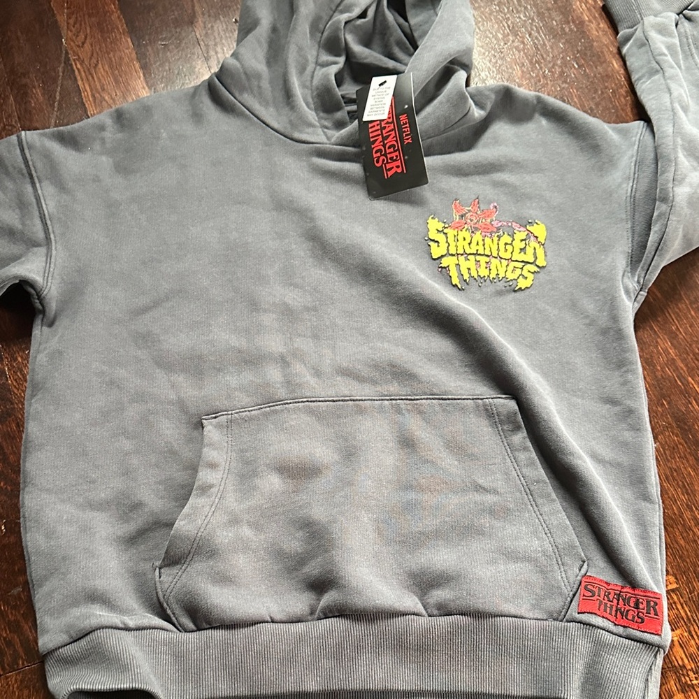 Gray Kids Hoodie